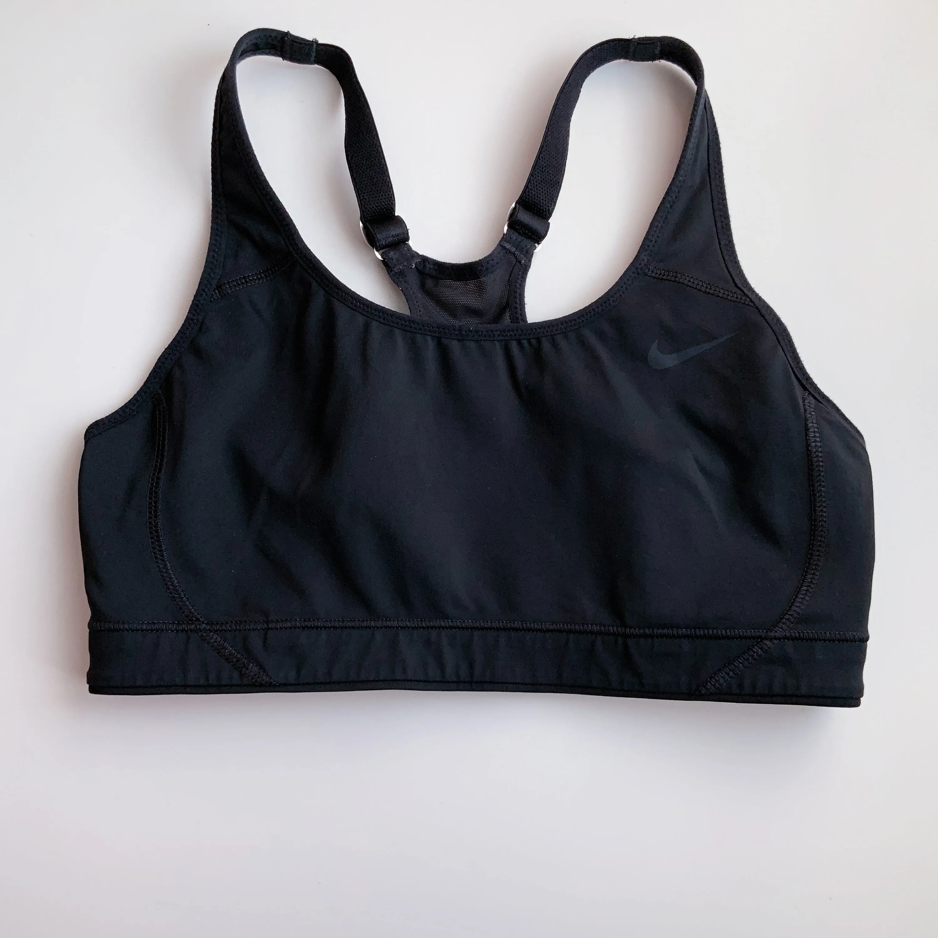 90S 00S VINTAGE NIKE BLACK SPORTS BRA