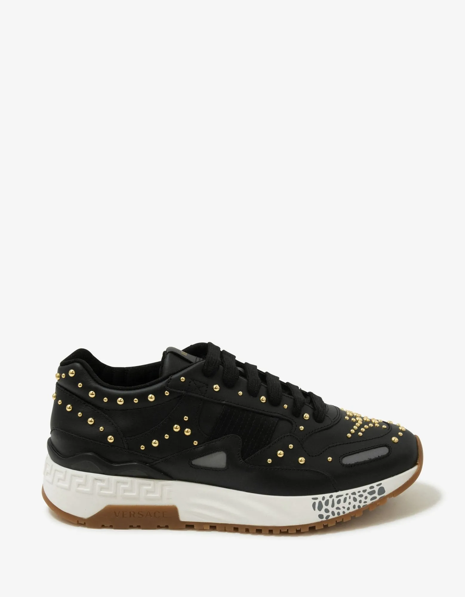 Achilles Black Studded Trainers -