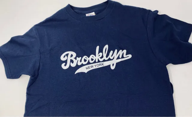 Adult S Navy Brooklyn T-Shirt