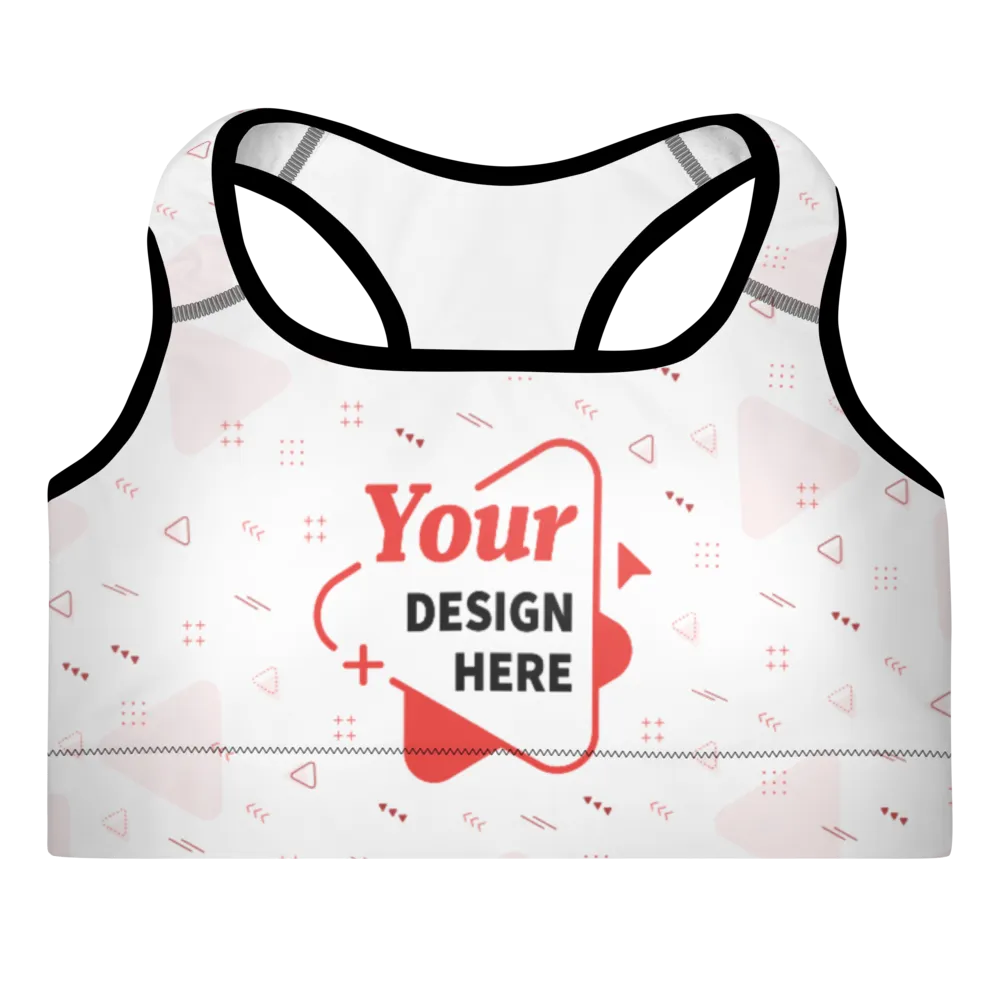 All-Over Print Padded Sports Bra