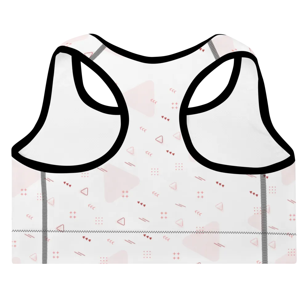 All-Over Print Padded Sports Bra