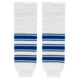 Athletic Knit (AK) HS630-505 New Toronto Maple Leafs White Knit Ice Hockey Socks