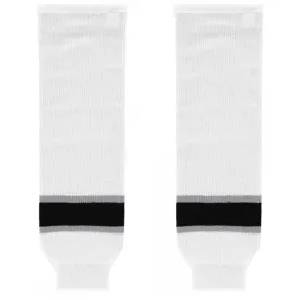 Athletic Knit (AK) HS630-942 Ontario Reign White Knit Ice Hockey Socks