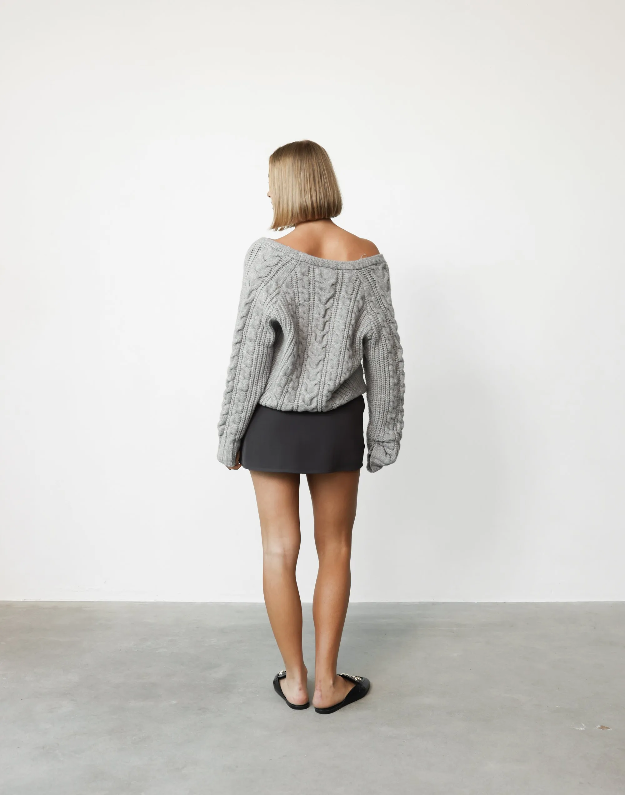 Bailey Cardigan (Grey)