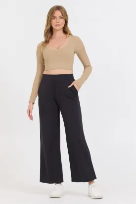 Black Cloud Fleece Flare Pant