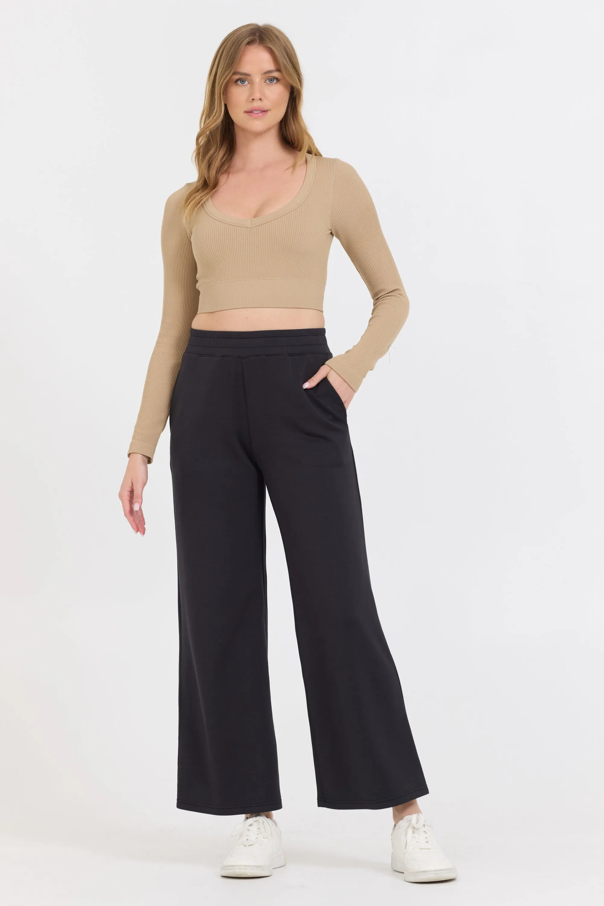 Black Cloud Fleece Flare Pant