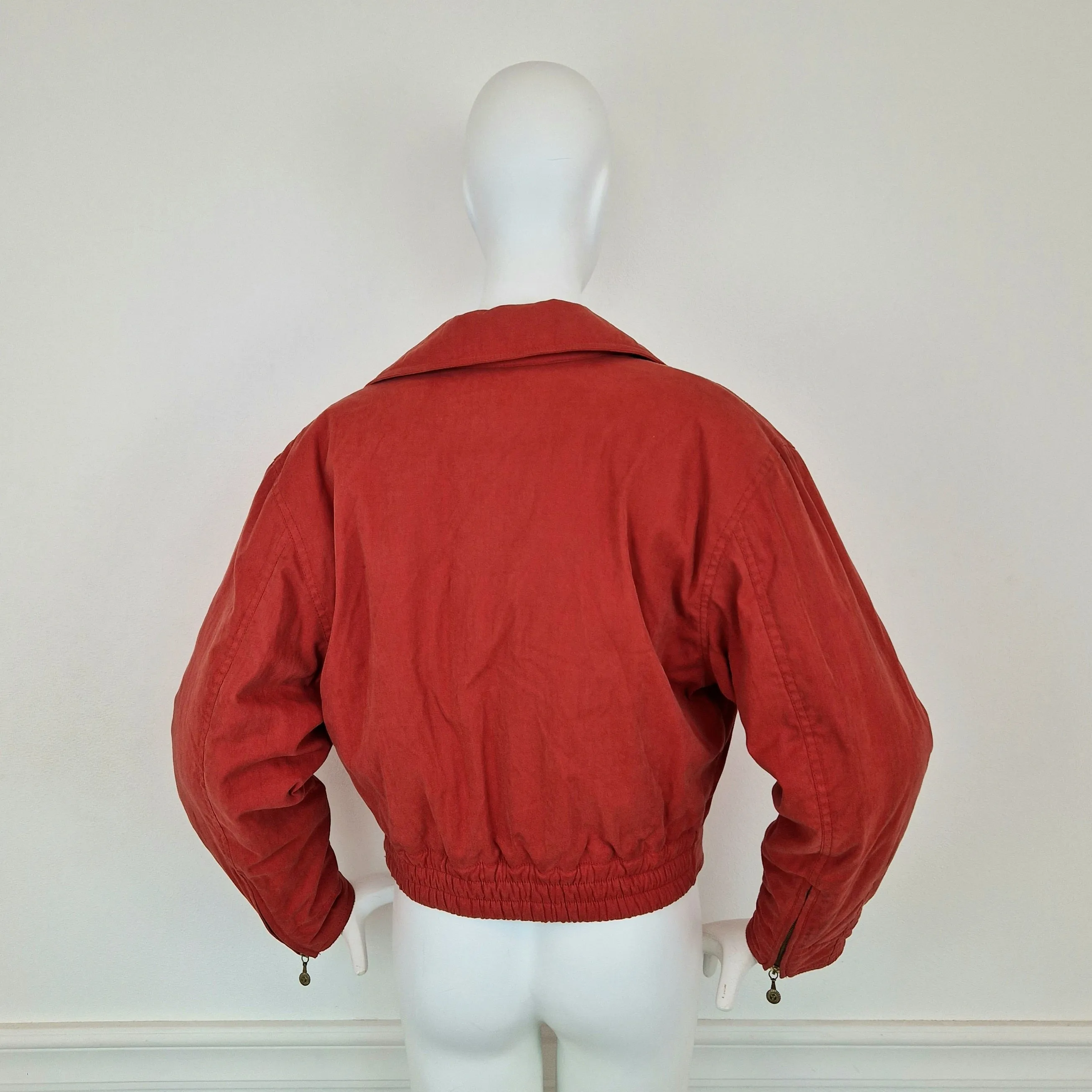 Bomber Versace Sport cotone rosso