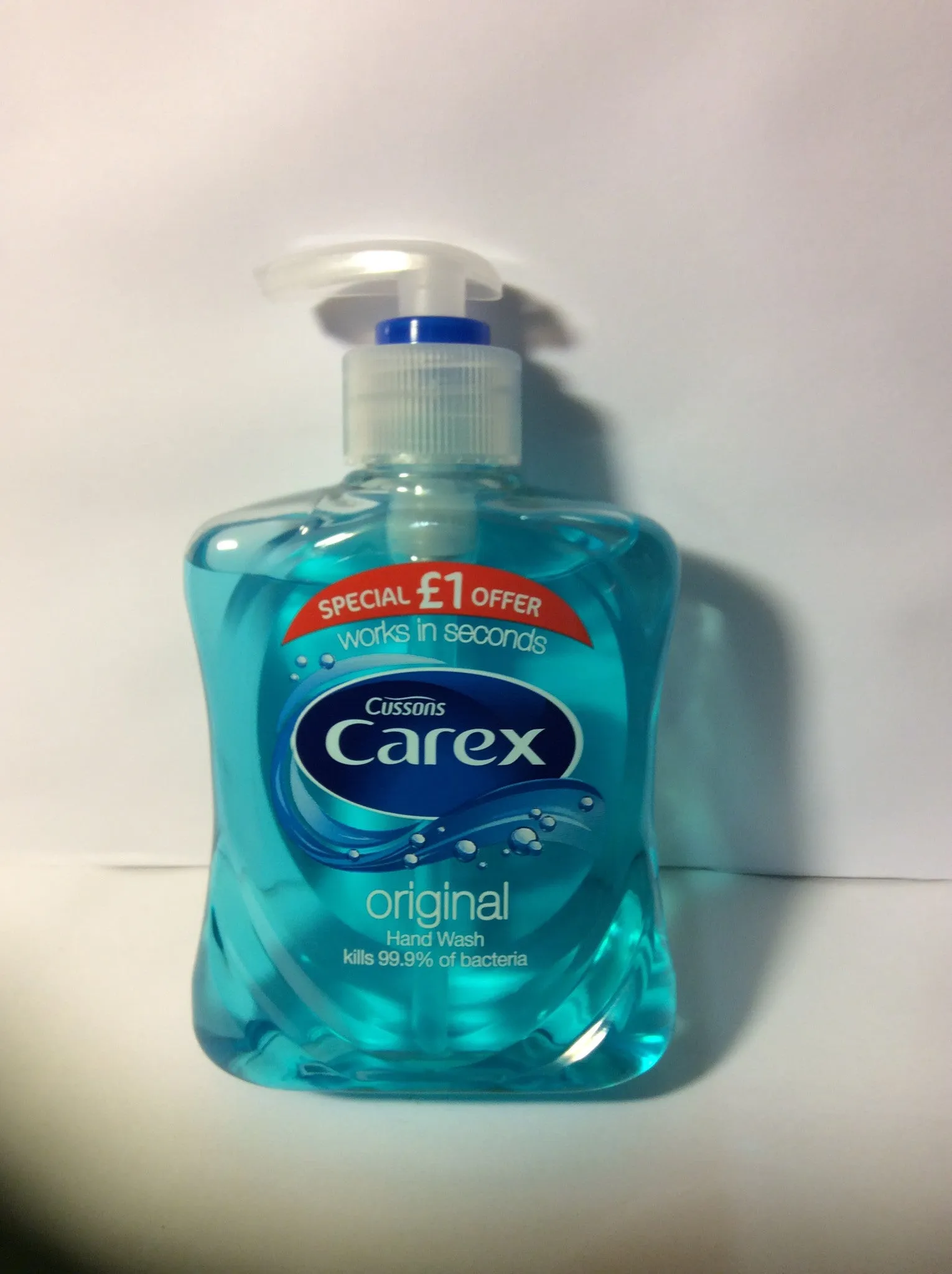 Carex H/wash original-250mlX6-20%-p/m-£-1.00code-79