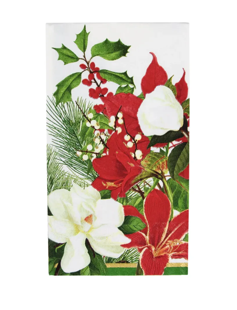 Christmas Garden Guest Napkins