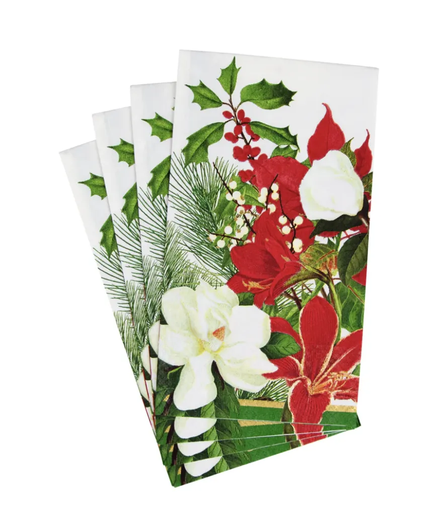 Christmas Garden Guest Napkins