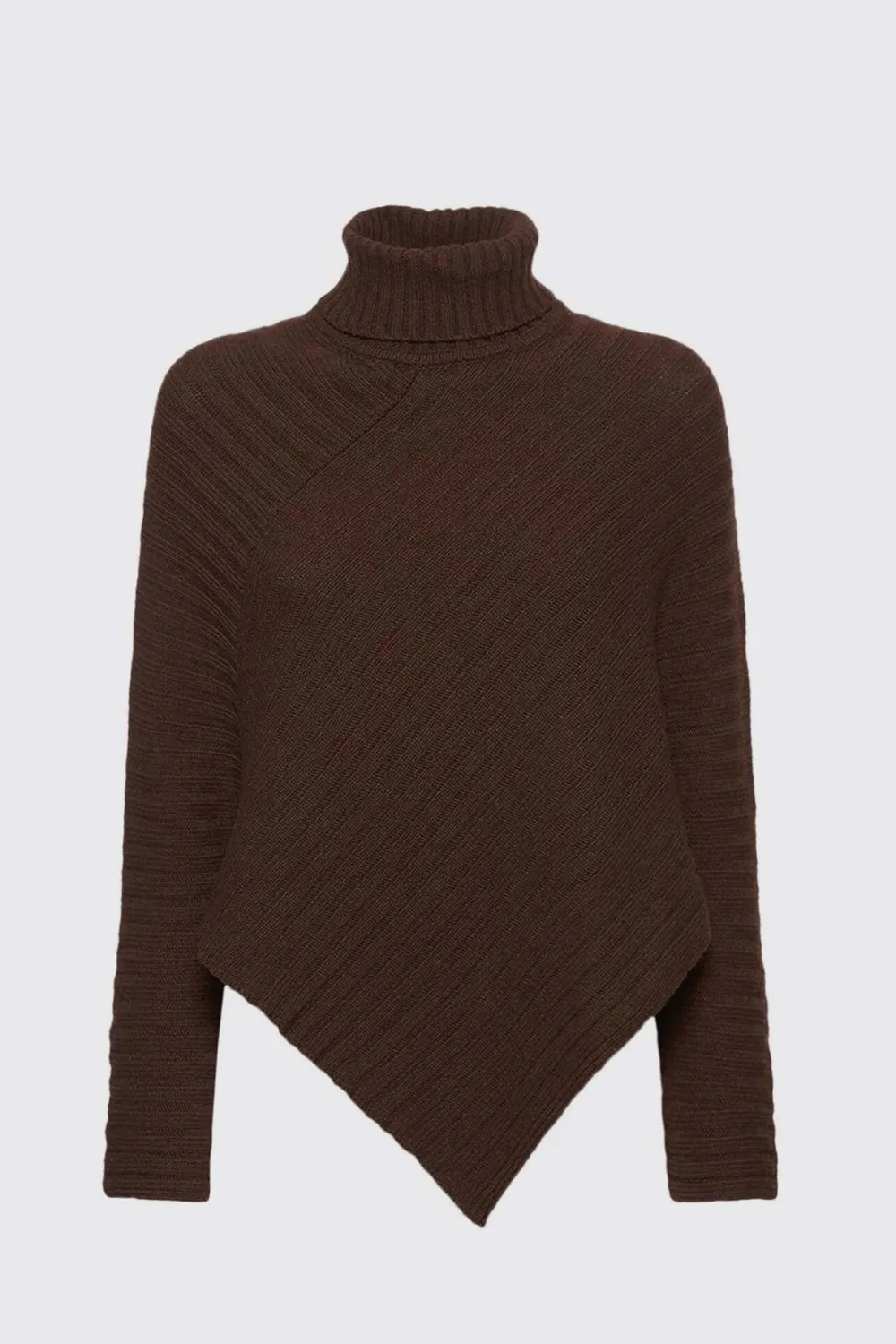 Clovelly Poncho | Brown