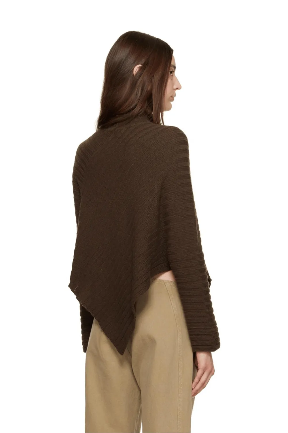 Clovelly Poncho | Brown