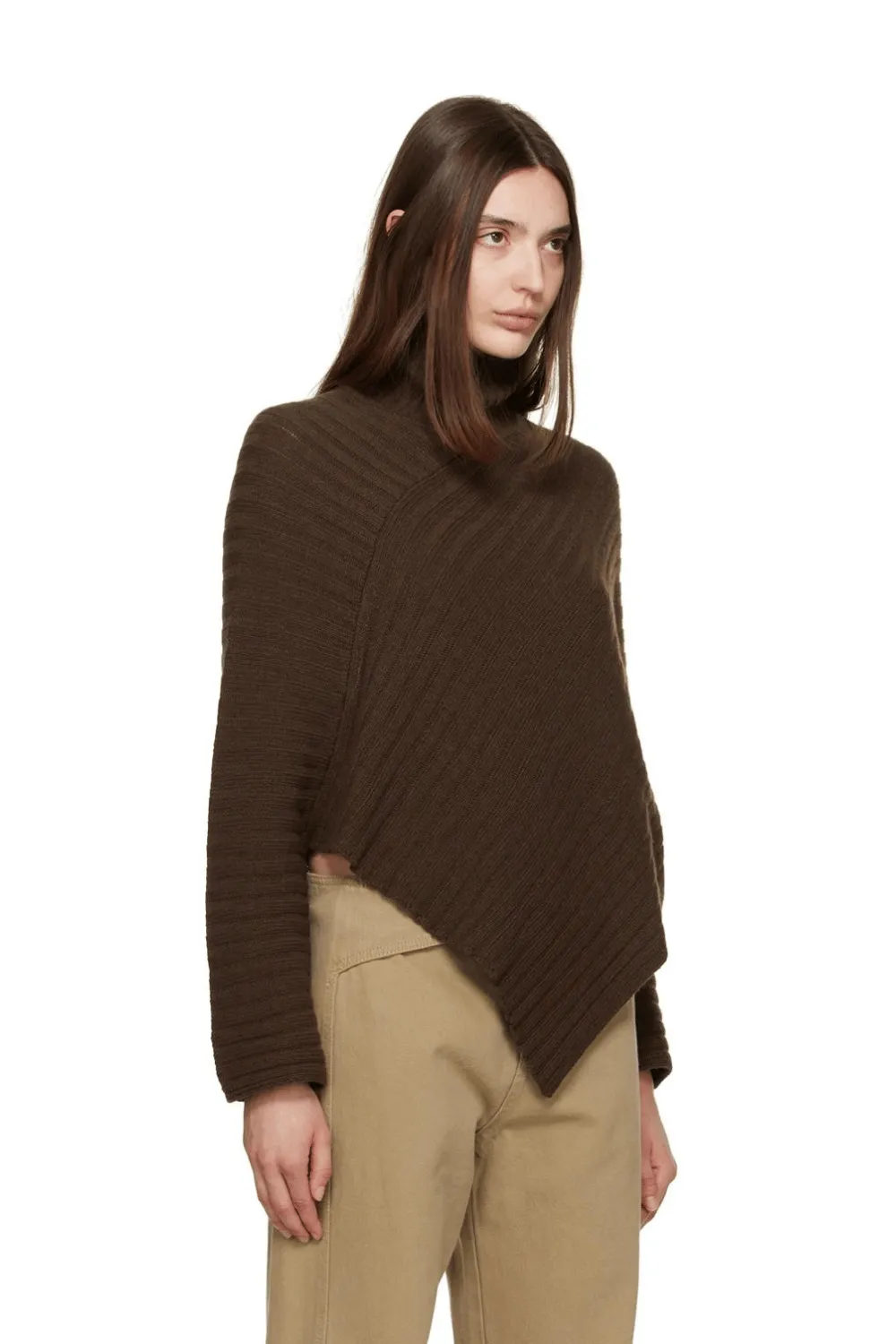 Clovelly Poncho | Brown