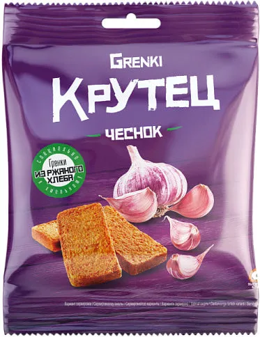 Croutons KRUTETS WITH GARLIC TASTE 80G