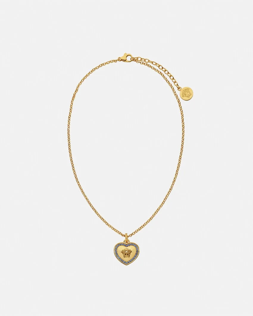 Crystal Heart Medusa Kids Necklace