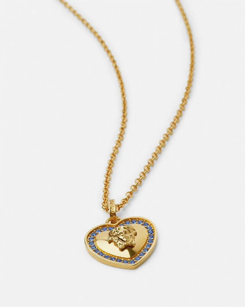 Crystal Heart Medusa Kids Necklace