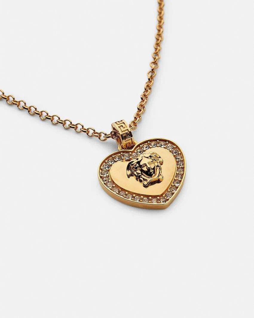 Crystal Heart Medusa Kids Necklace