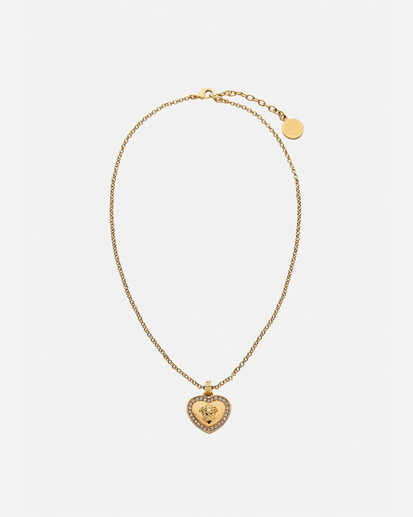 Crystal Heart Medusa Kids Necklace