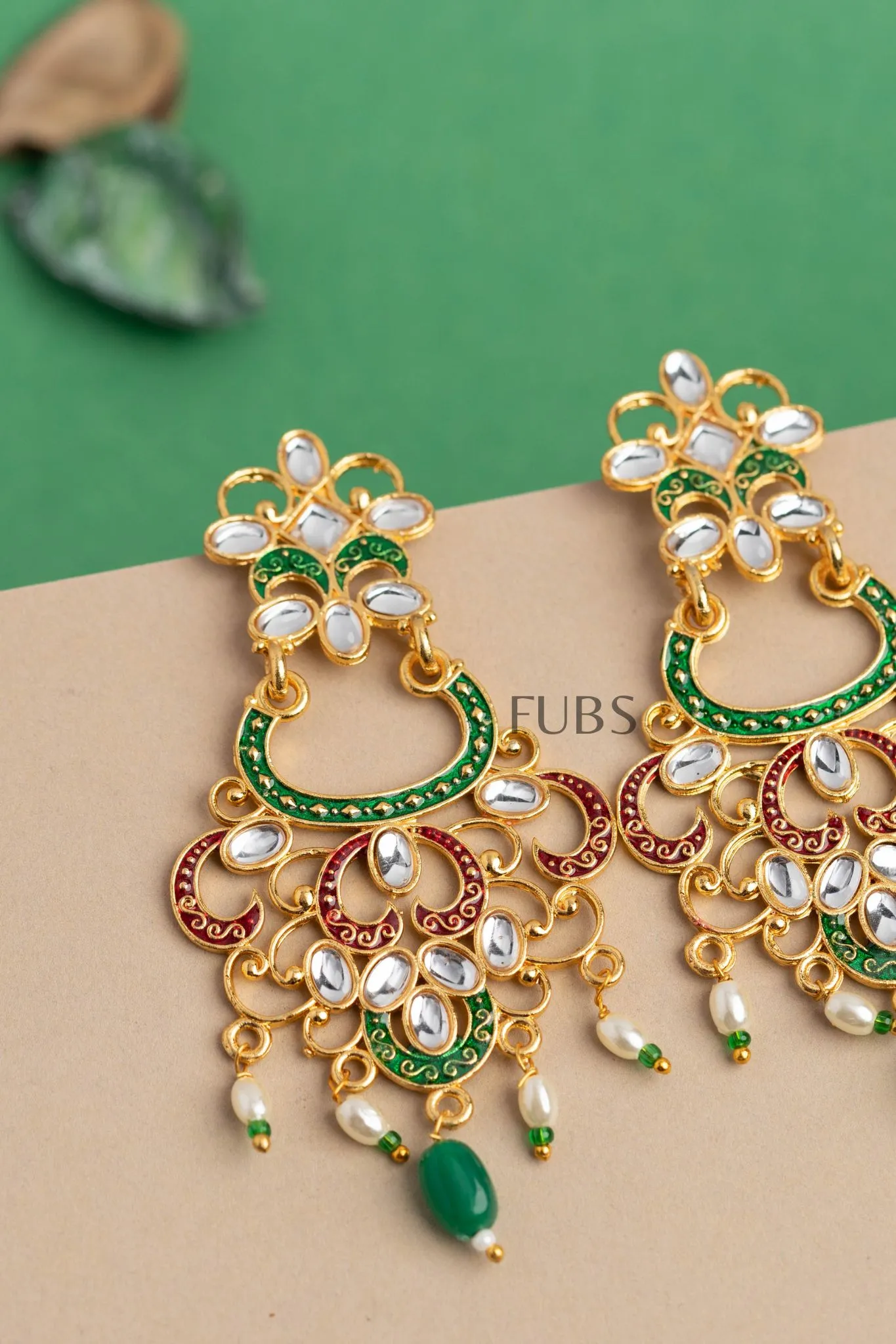 Exquisite Kundan Traditional Earring