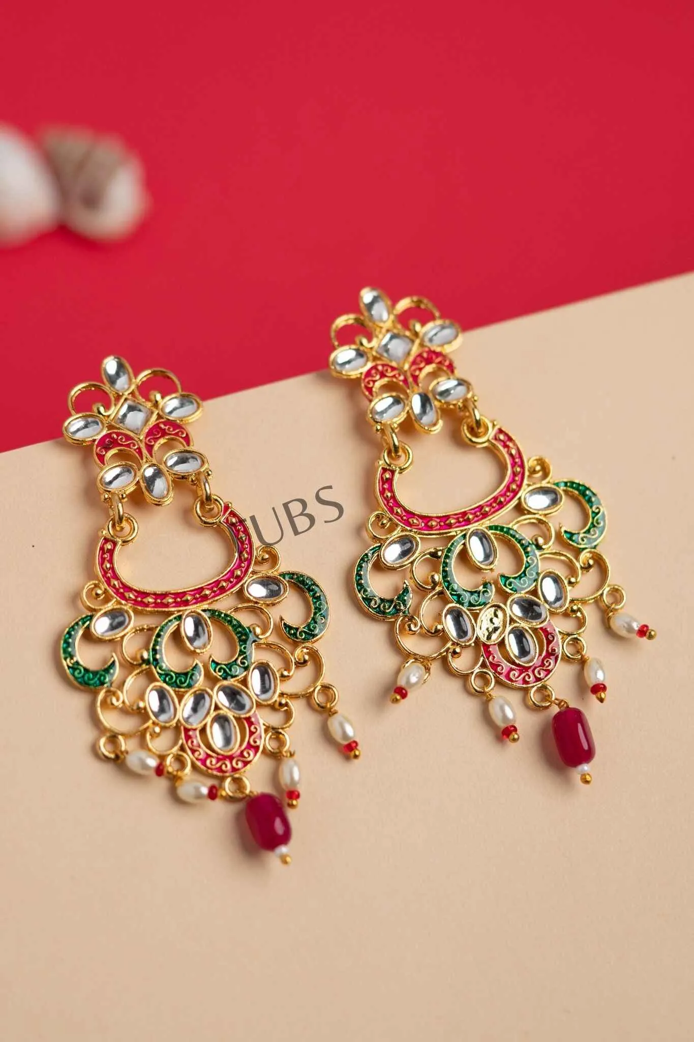 Exquisite Kundan Traditional Earring