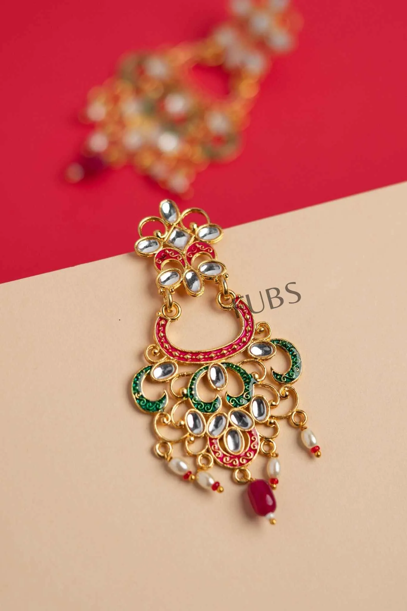 Exquisite Kundan Traditional Earring