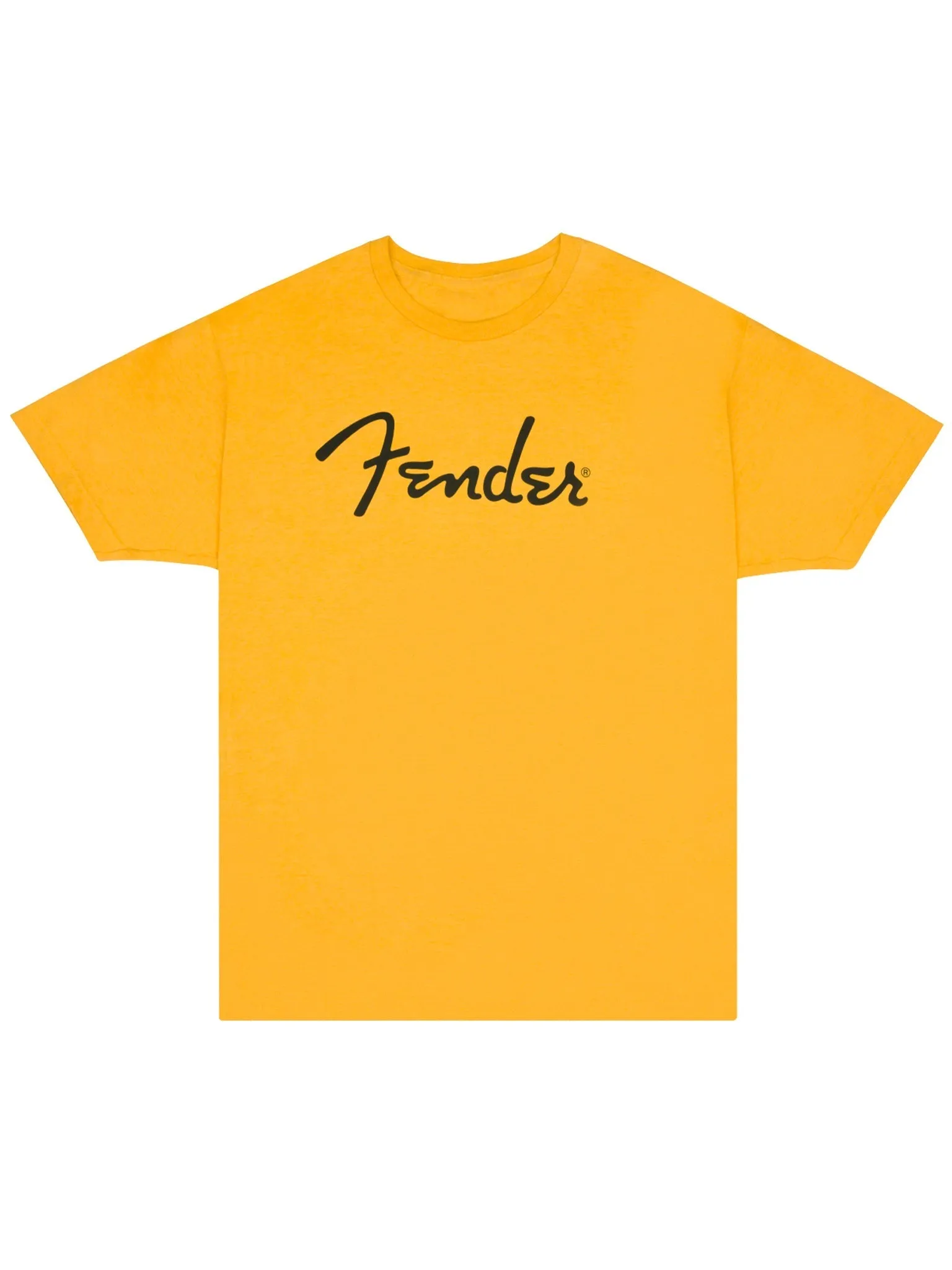 Fender Spaghetti Logo T-Shirt, Butterscotch Blonde, XL