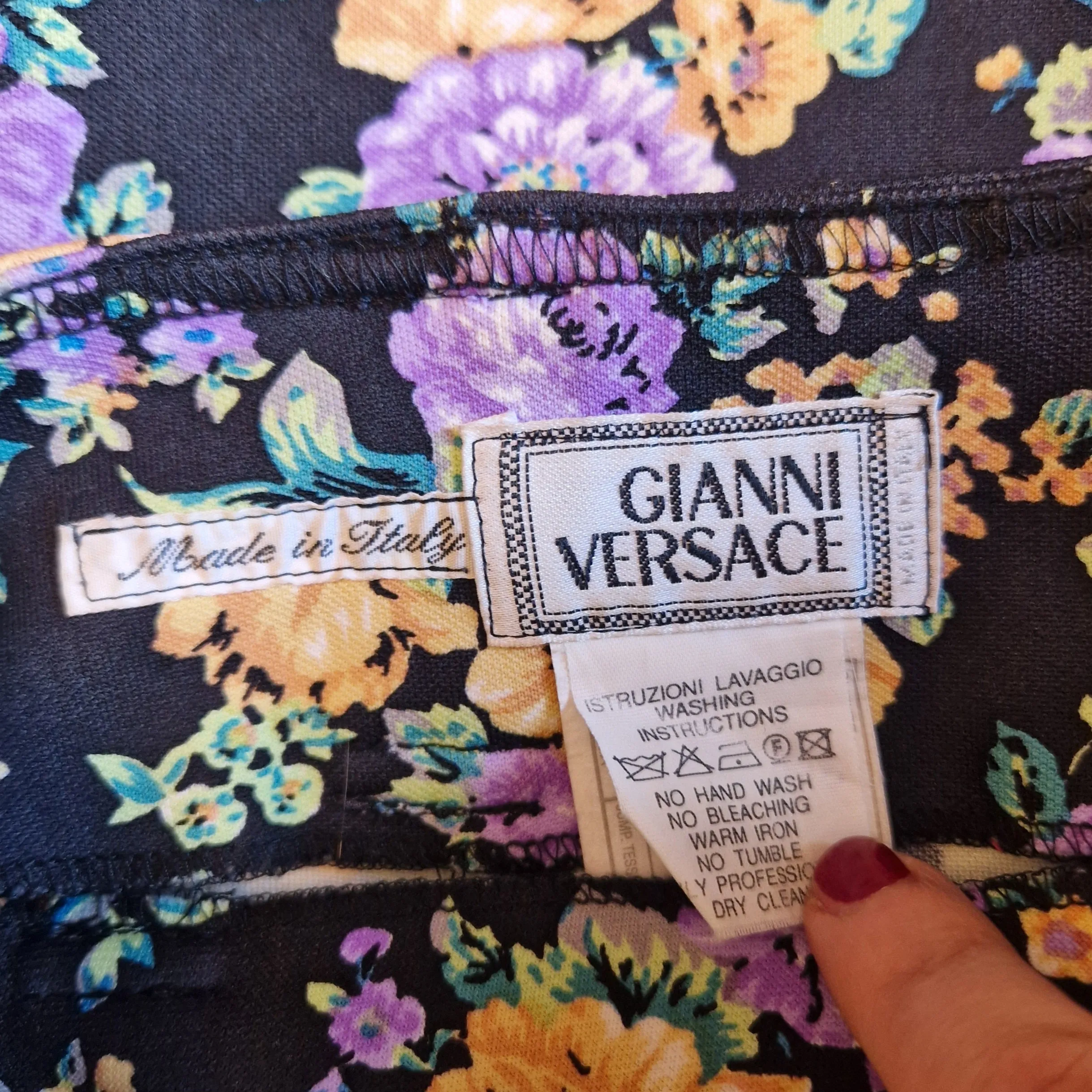 Gianni Versace | Gonna lunga fiori