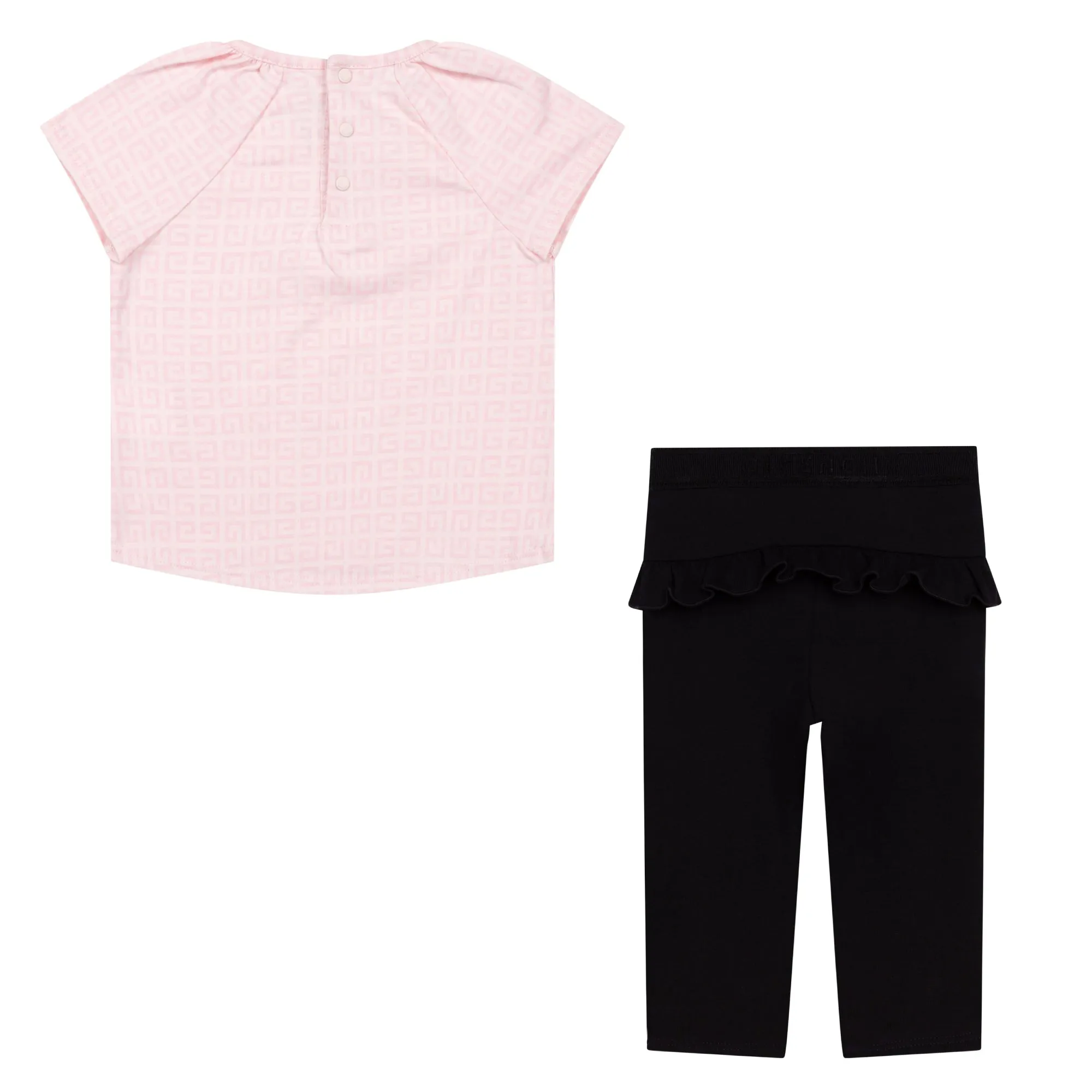 Givenchy Baby Girls Pink & Black Ensemble