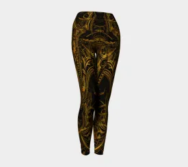 Golden Portal High Waist Leggings