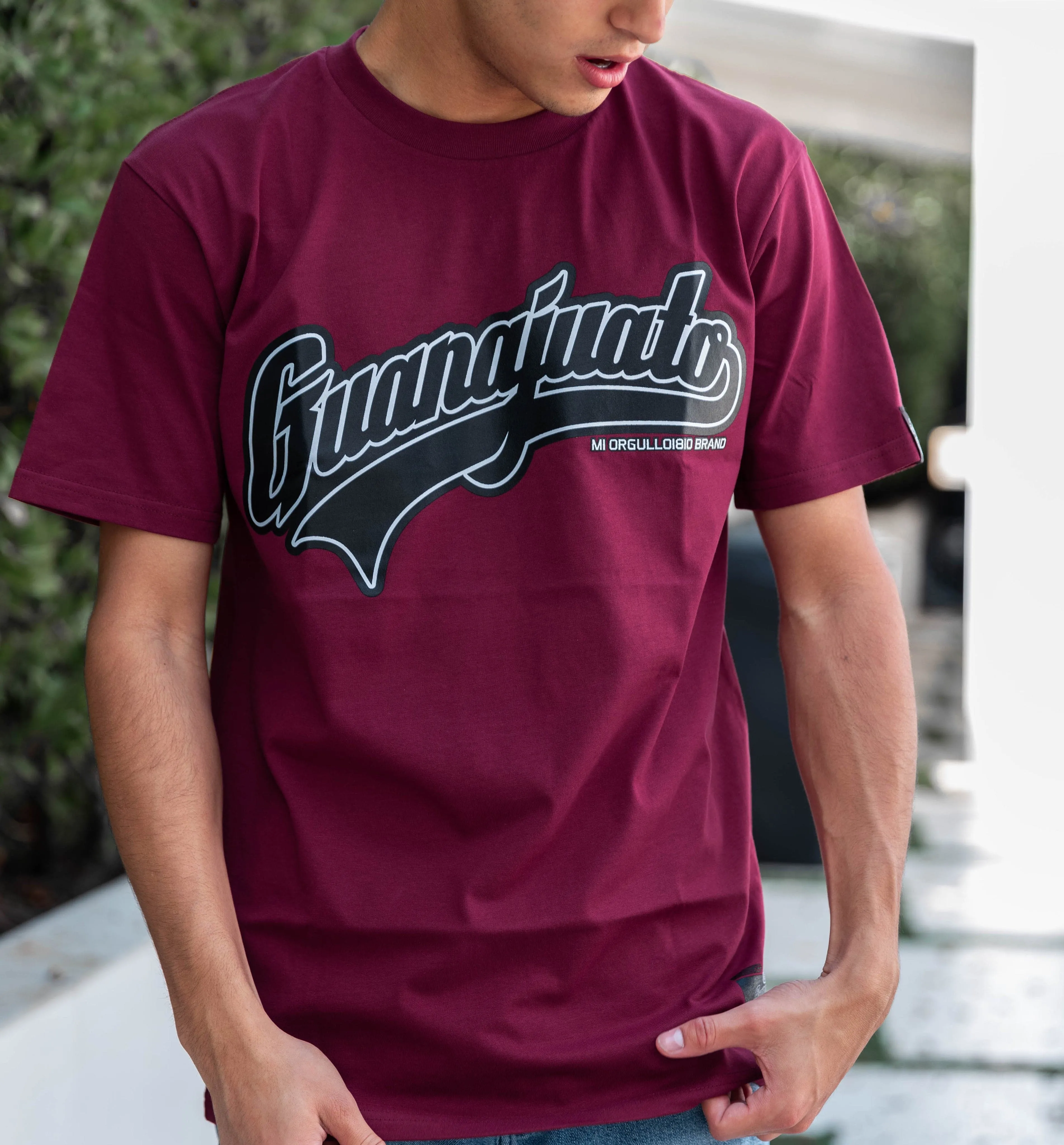 GUANAJUATO II BURGANDY T-SHIRT