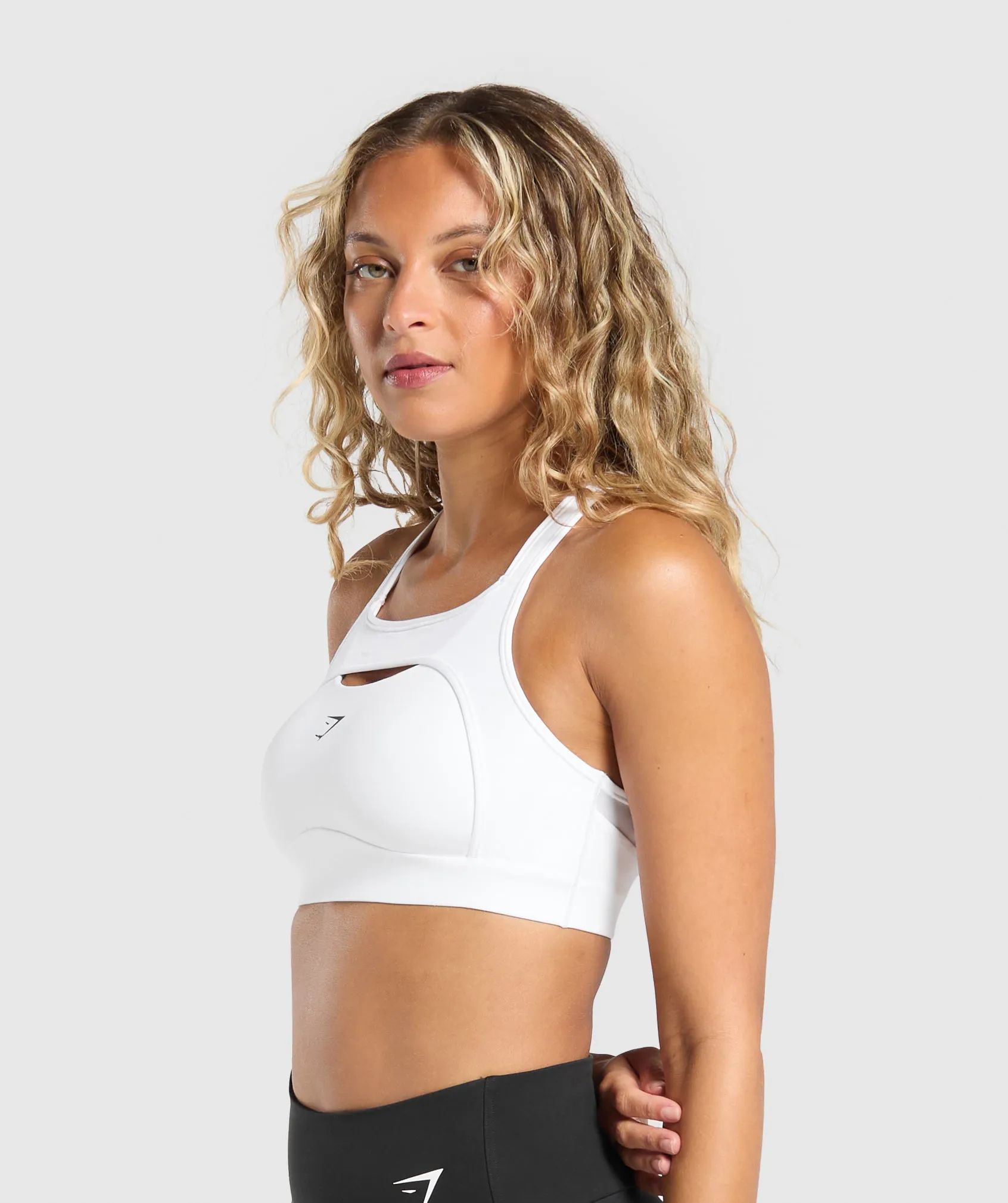 Gymshark Alpha High Support Sports Bra - White