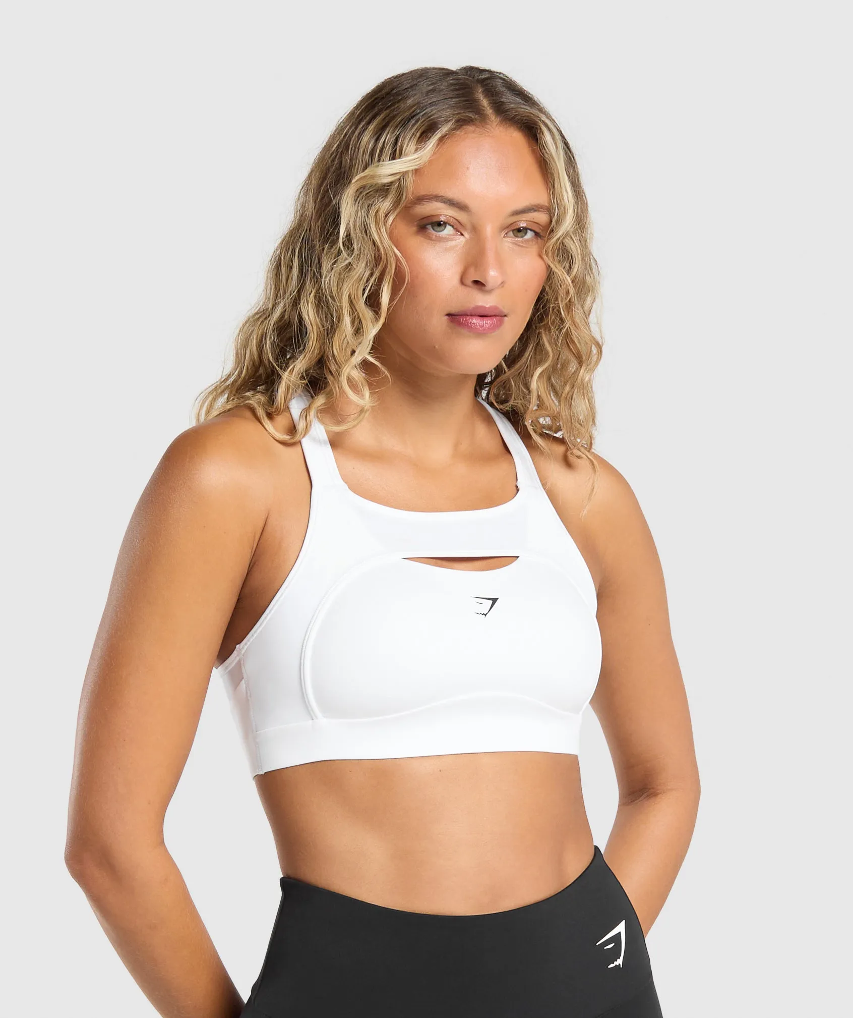 Gymshark Alpha High Support Sports Bra - White