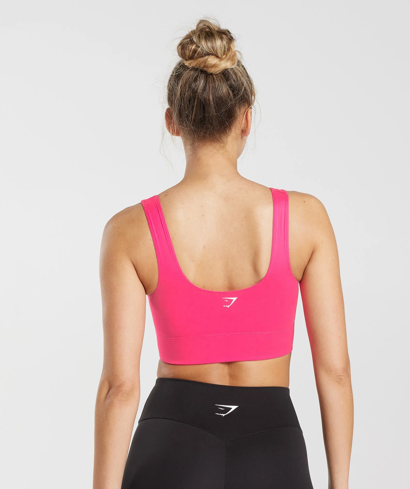 Gymshark Longline Sports Bra - Bright Fuchsia