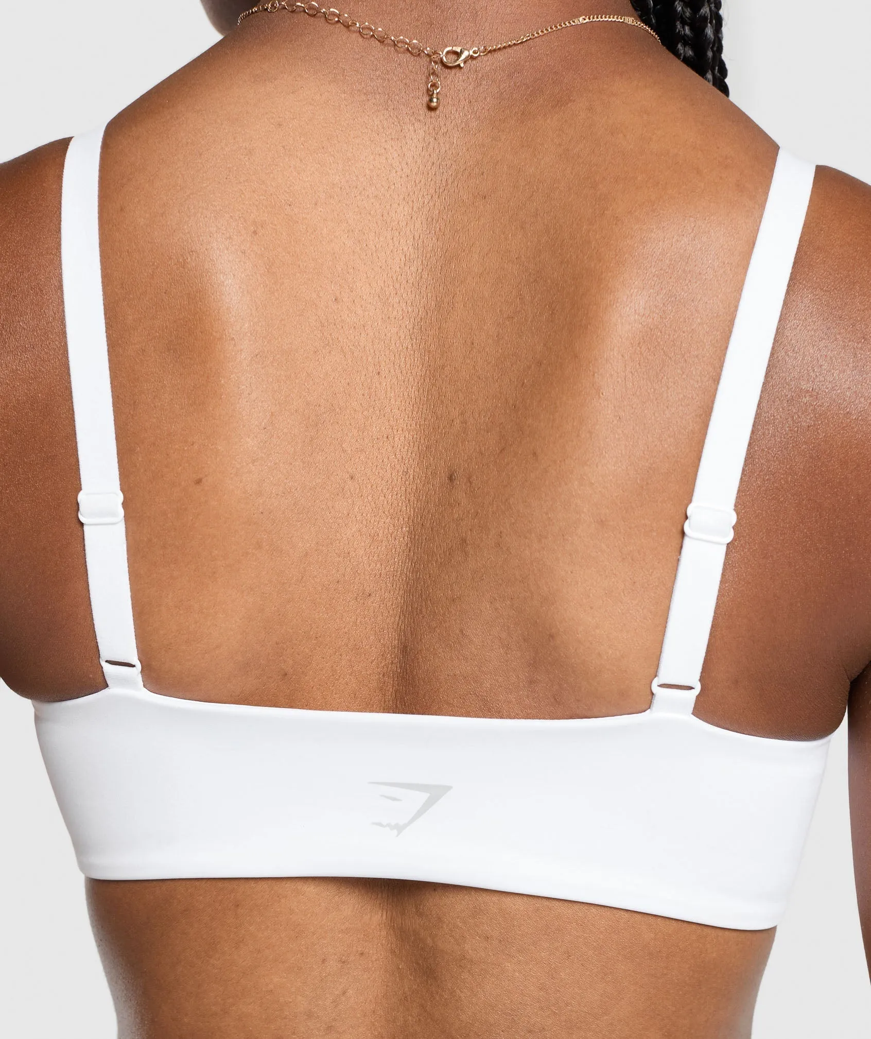 Gymshark Twist Front Bralette - White