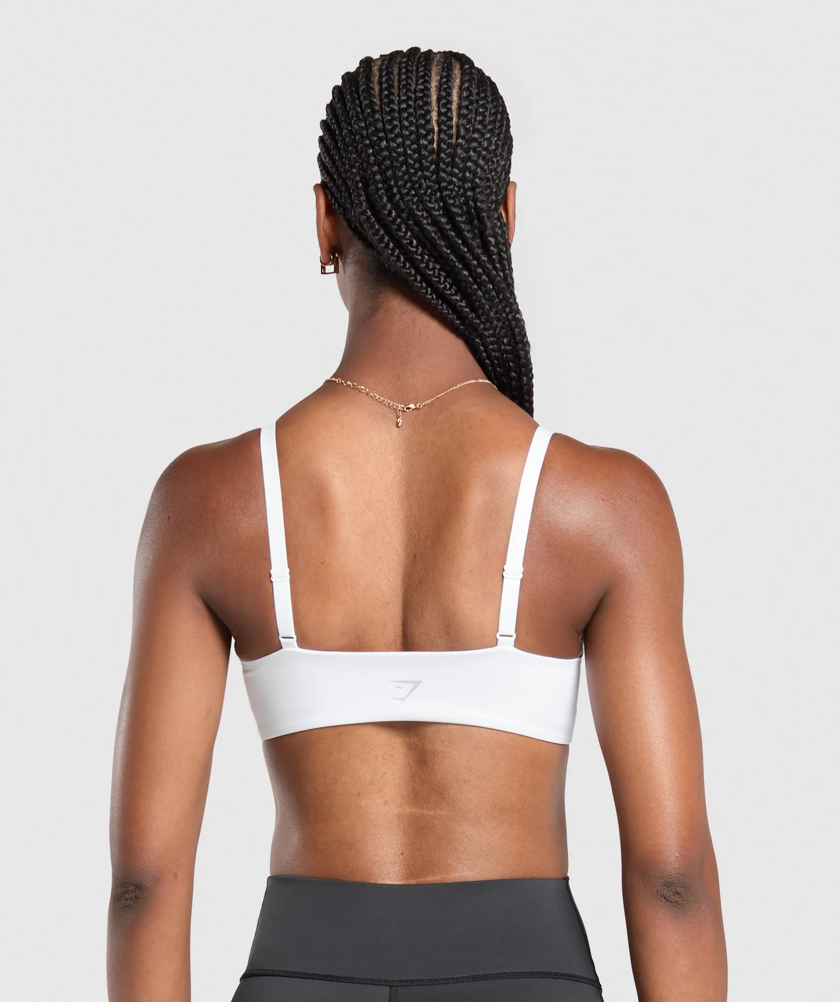 Gymshark Twist Front Bralette - White