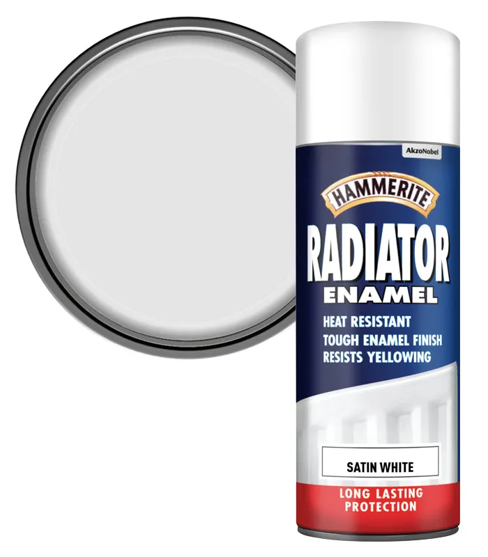 Hammerite Radiator Enamel Metal Paint - White