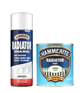 Hammerite Radiator Enamel Metal Paint - White