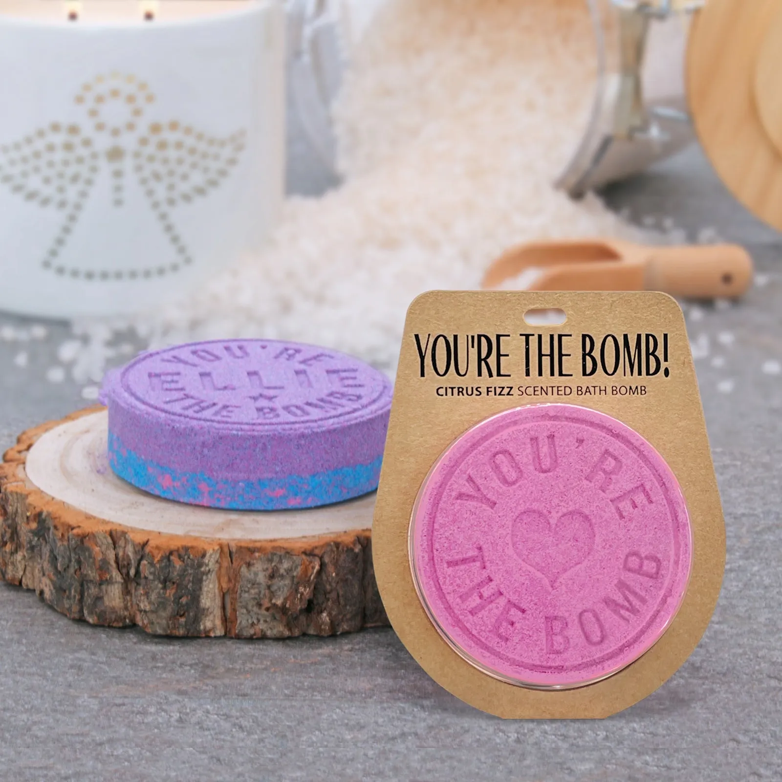 H&H Personalised Scented Bath Bombs - M