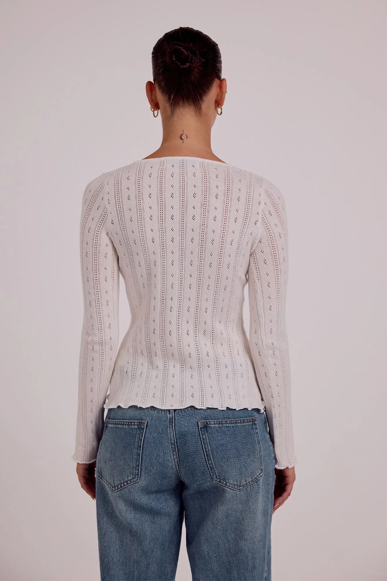 Isabelle Quinn - Aliya Knit Top - Ivory