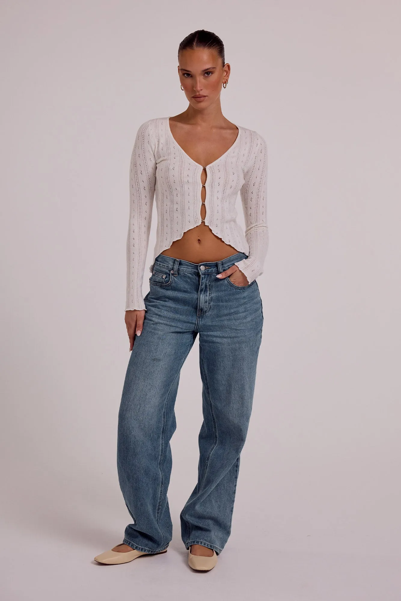 Isabelle Quinn - Aliya Knit Top - Ivory