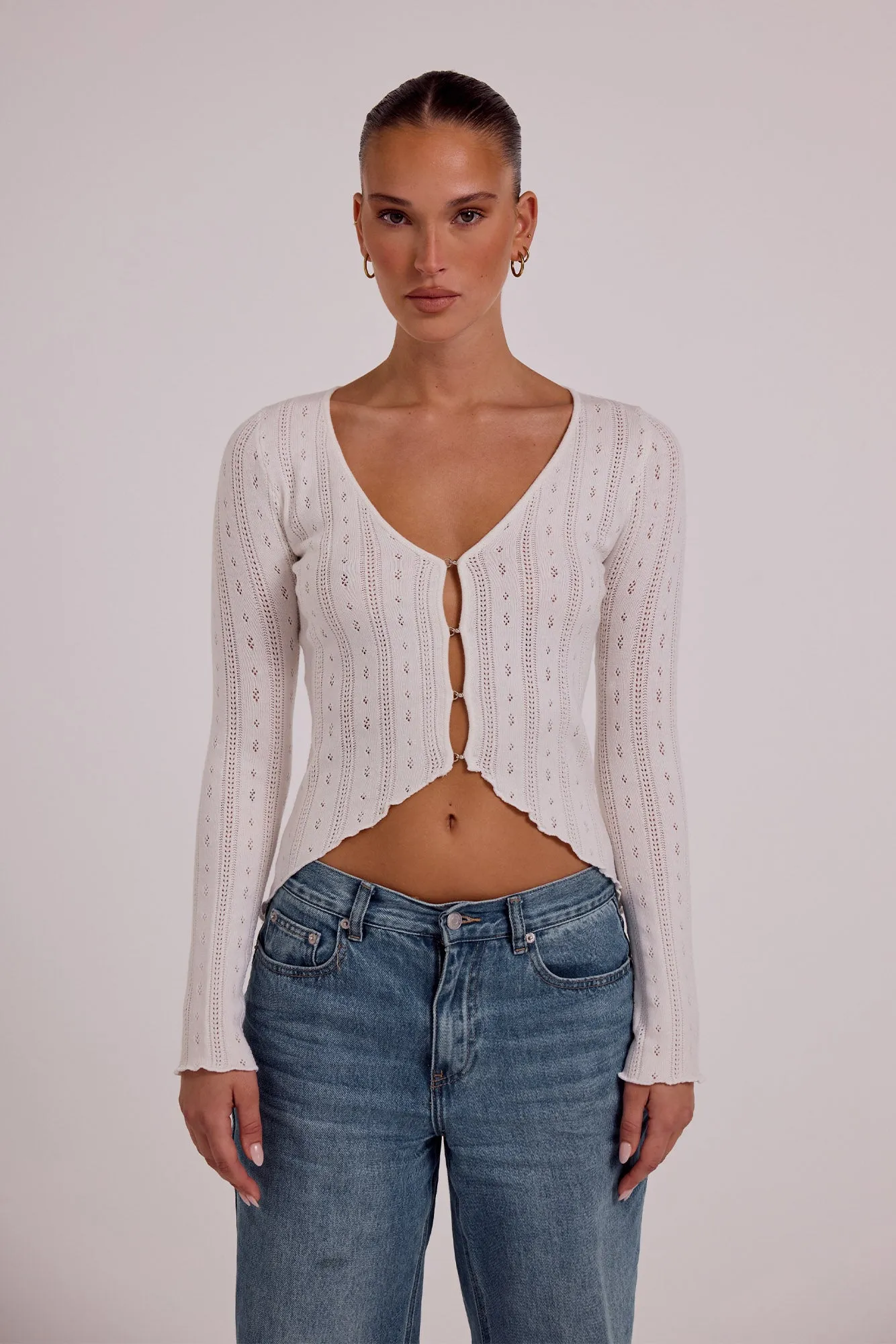 Isabelle Quinn - Aliya Knit Top - Ivory