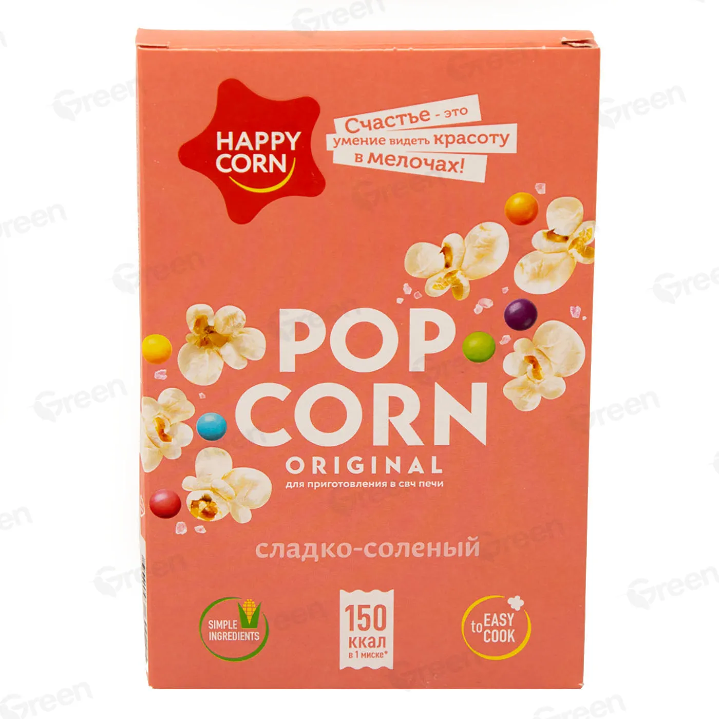 Microwave Happy Corn Popcorn Sweet and Salted 100g