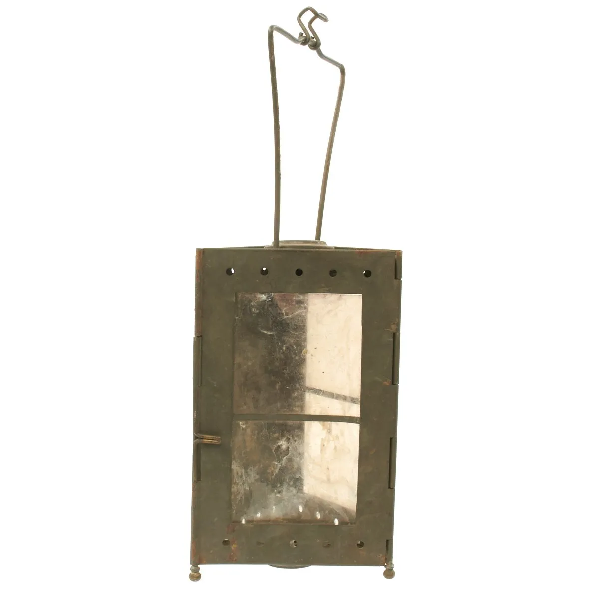 Original French WWI Collapsible Folding Trench Candle Lantern