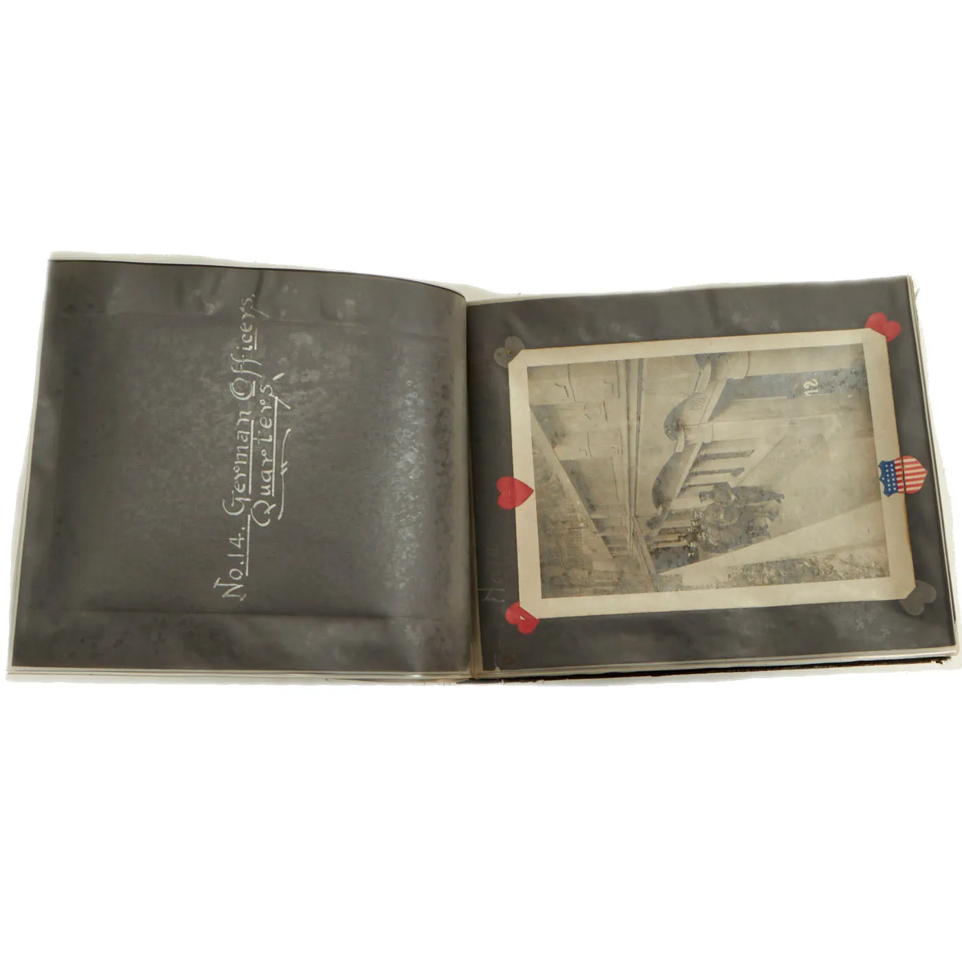 Original German WWI Photo Album Captured By US Army 4th Engineer Battalion During The Meuse-Argonne Offensive