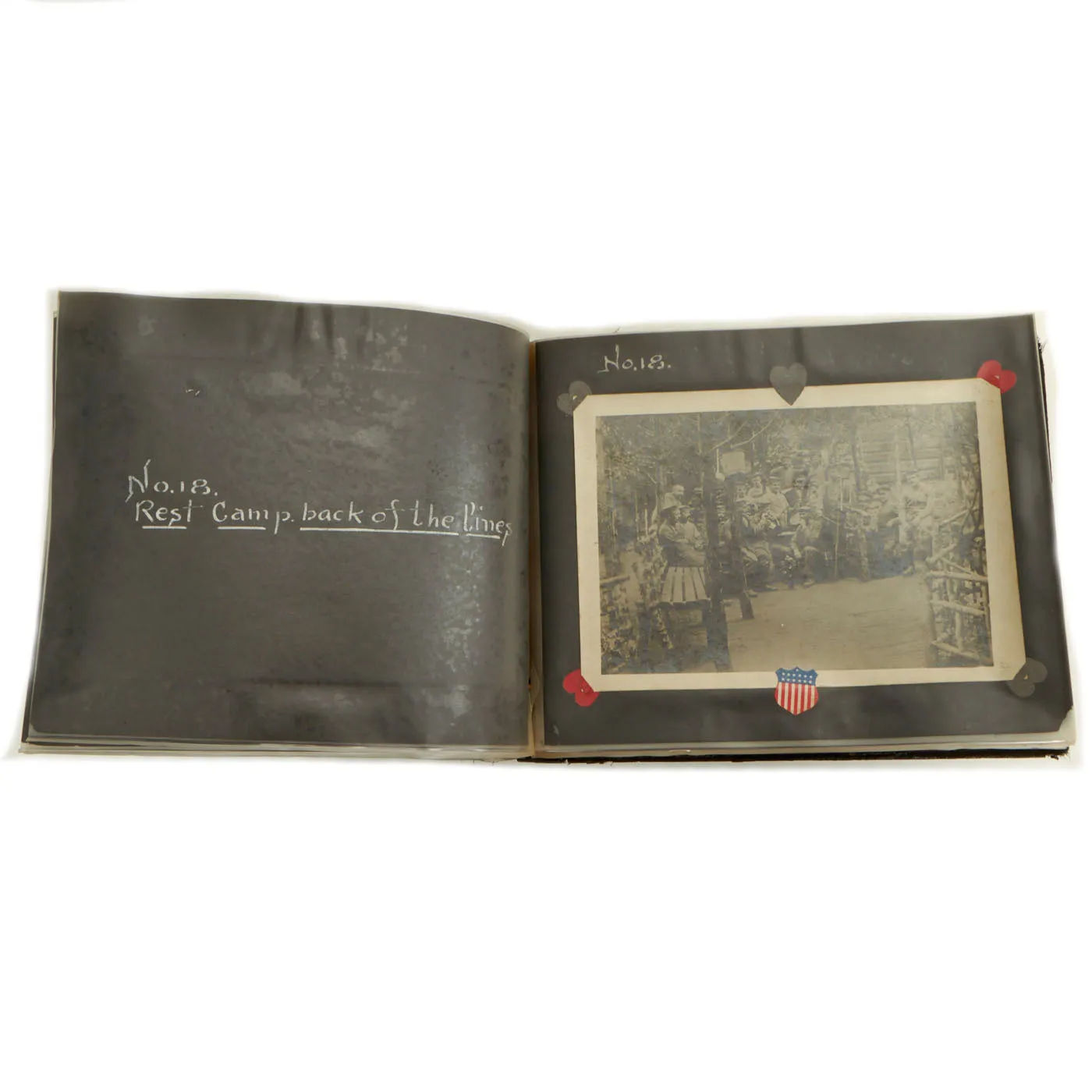 Original German WWI Photo Album Captured By US Army 4th Engineer Battalion During The Meuse-Argonne Offensive