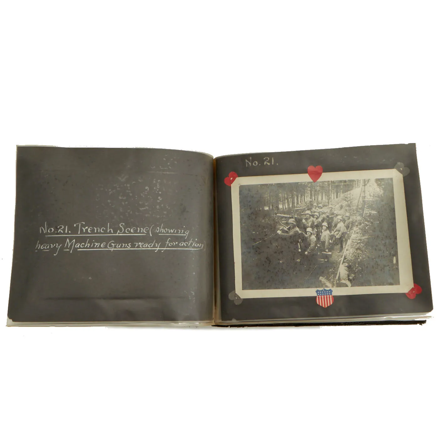 Original German WWI Photo Album Captured By US Army 4th Engineer Battalion During The Meuse-Argonne Offensive