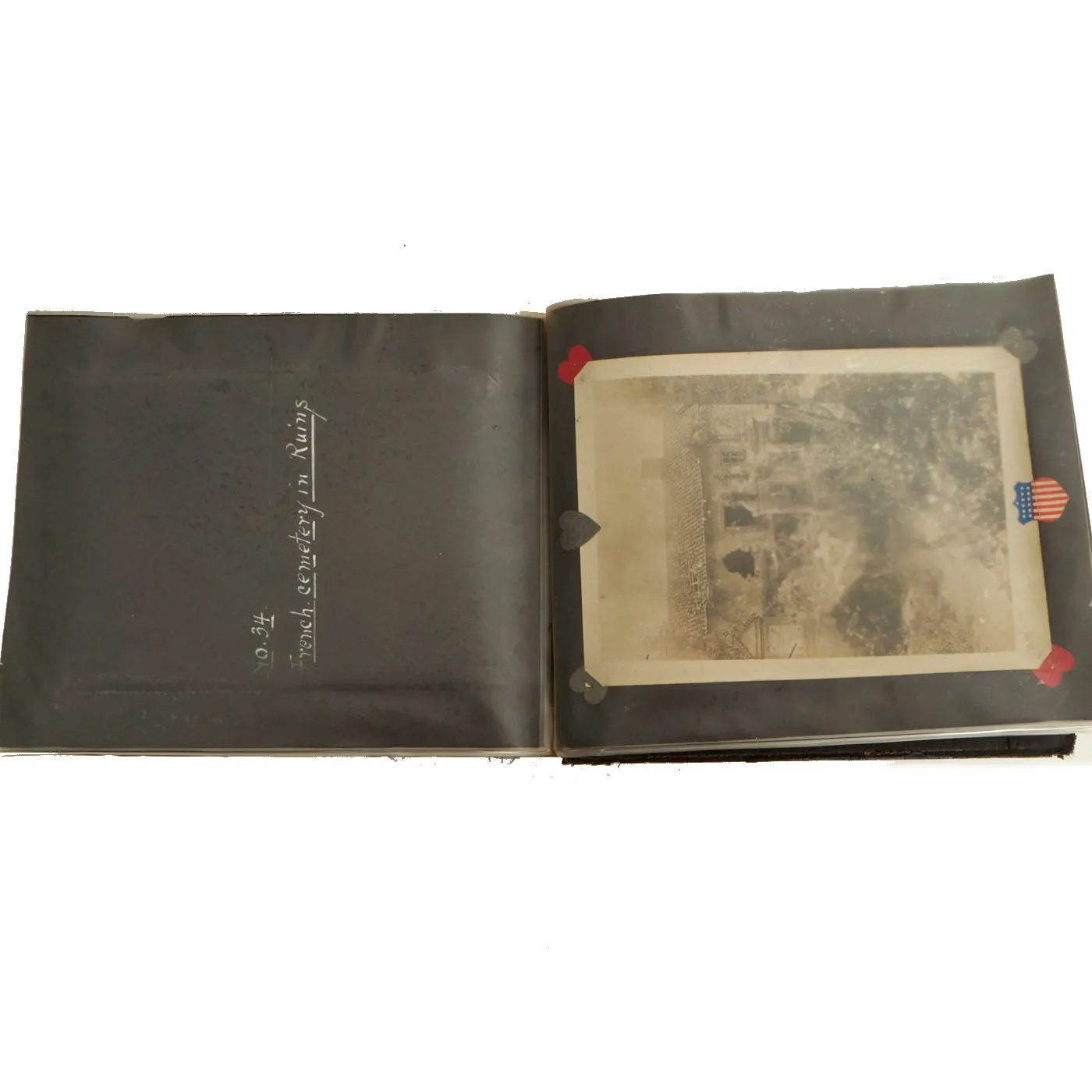 Original German WWI Photo Album Captured By US Army 4th Engineer Battalion During The Meuse-Argonne Offensive