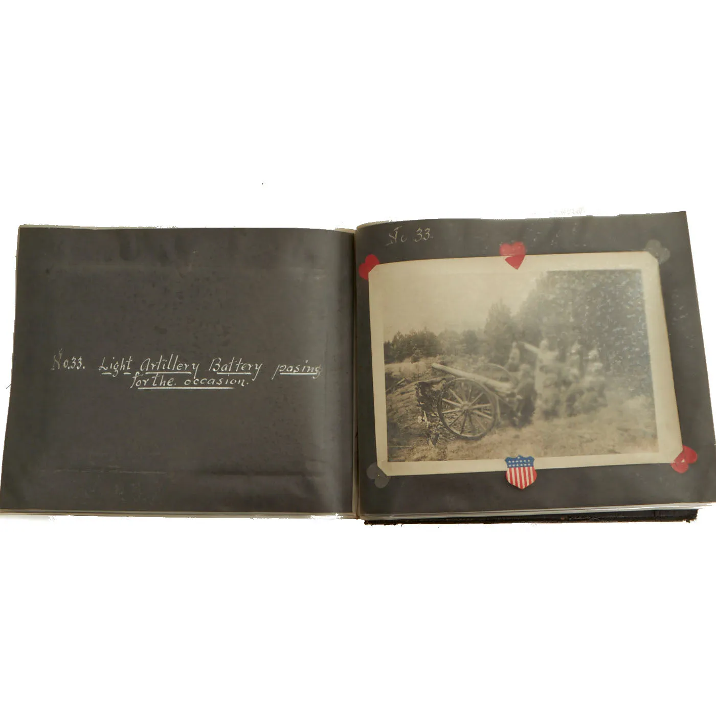 Original German WWI Photo Album Captured By US Army 4th Engineer Battalion During The Meuse-Argonne Offensive