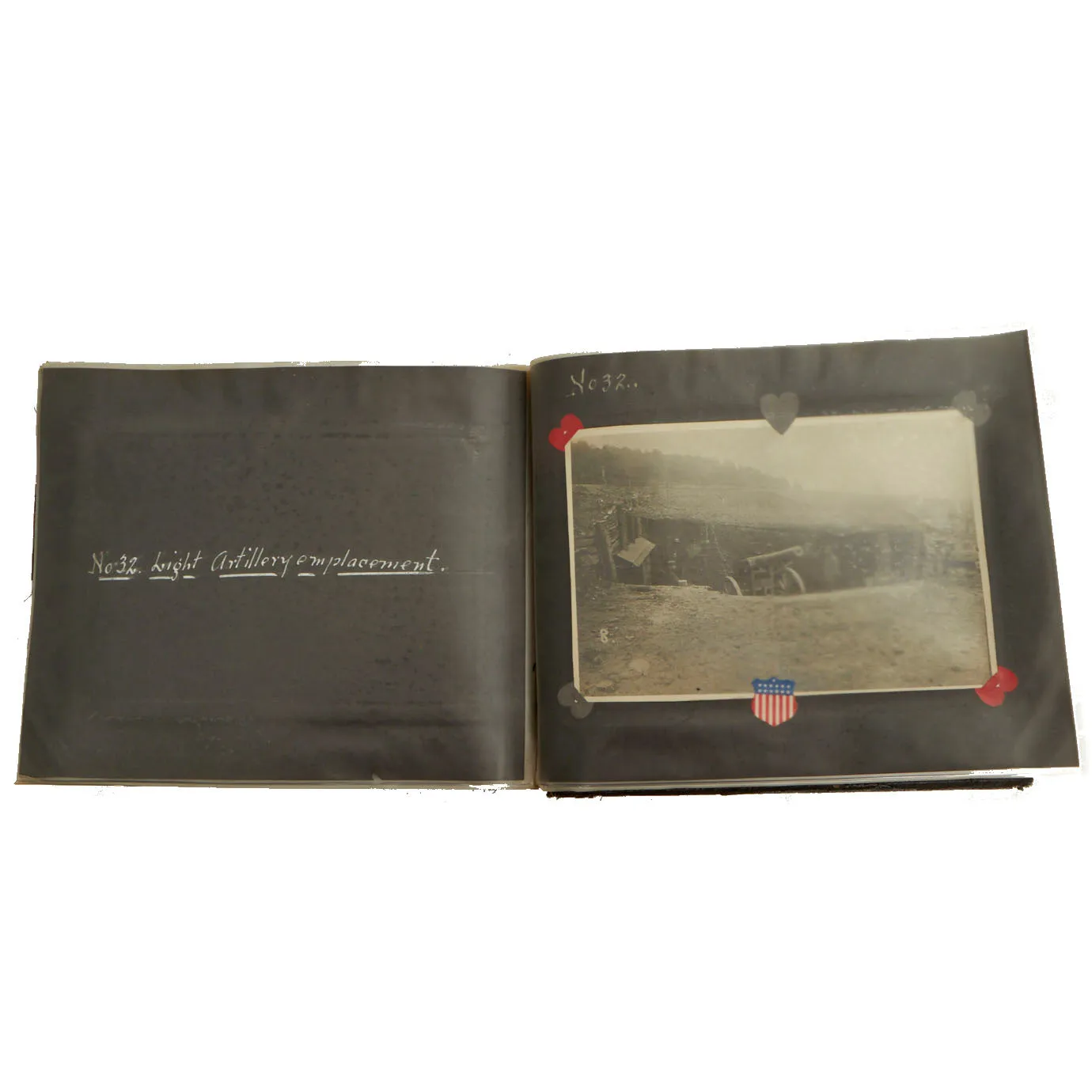 Original German WWI Photo Album Captured By US Army 4th Engineer Battalion During The Meuse-Argonne Offensive