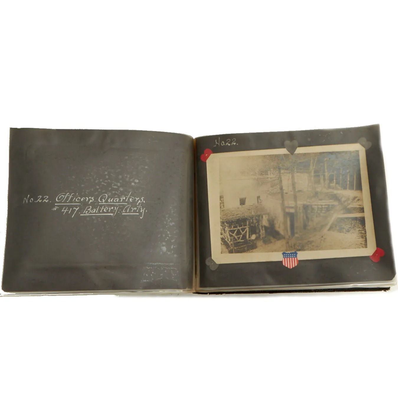 Original German WWI Photo Album Captured By US Army 4th Engineer Battalion During The Meuse-Argonne Offensive